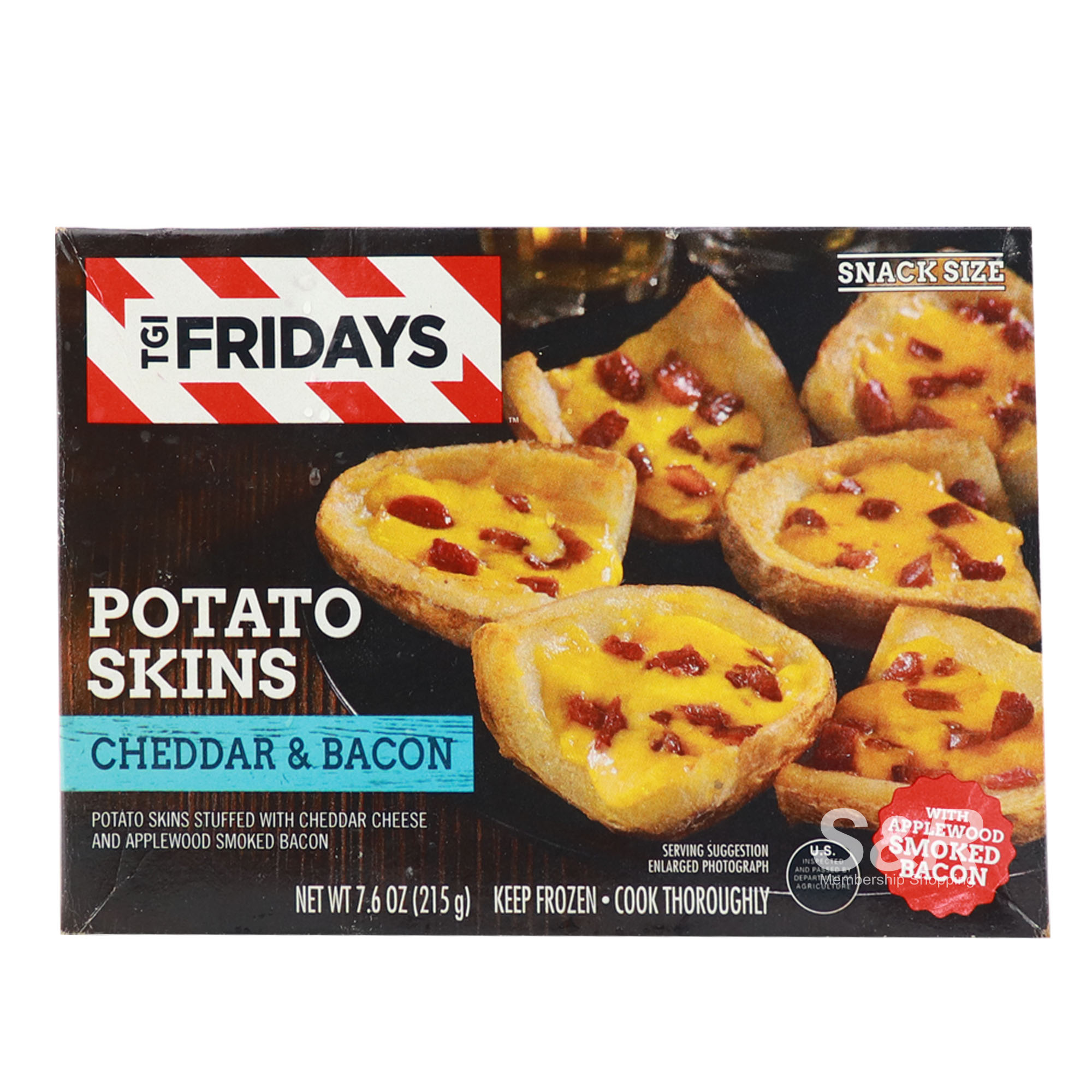 TGI Fridays Potato Skins Cheddar and Bacon 215g